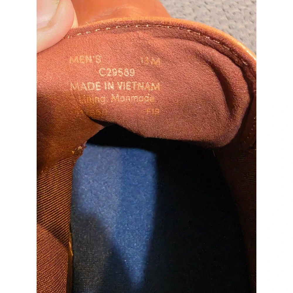 Cole Haan Grand Crosscourt Chukka Tan Leather Mens Boots 13M C29589